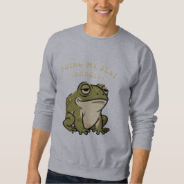 Sudadera Retro Frog Barely Trying Men’s Sweatshirt