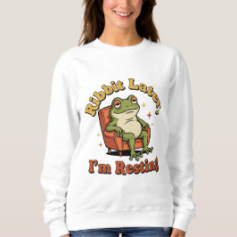 Sudadera Retro Frog Chill Quote Women’s Sweatshirt