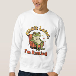Sudadera Retro Frog Relax Humor Men’s Sweatshirt