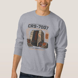 Sudadera Retro Futurista Robot de IA Computadora Vaporwave 