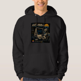 Sudadera Retro Futurista Robot Informático AI Vaporwave Neo
