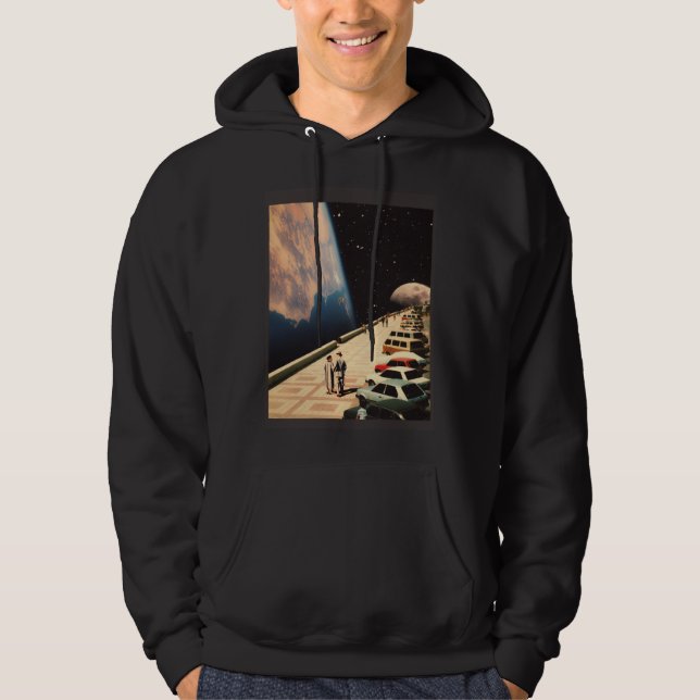 Sudadera Retro Futuristic Space Promenade (Anverso)