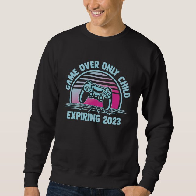 Sudadera Retro Game Over Only Child Expire 2023  1 (Anverso)