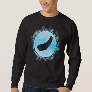 Sudadera Retro Geoduck dice Saltwater Gooey Clam