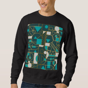 Sudadera Retro Geométrico: Poster de arte Minimalista.