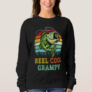 Sudadera Retro Grampy Bass Pescador Abuelo Fisher