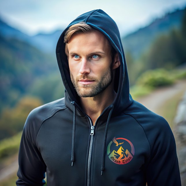 Sudadera Retro Grand Teton Hike Sunset T-Shirt (Subido por el creador)