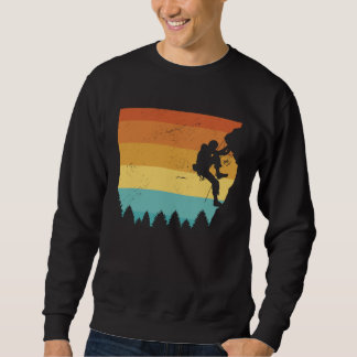 Sudadera Retro Graphic Climbing Bouldering Rock Climber Mou