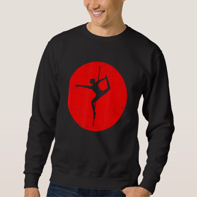 Sudadera Retro Graphic Gymnast Gymnastics Acrobat Acrobatic (Anverso)