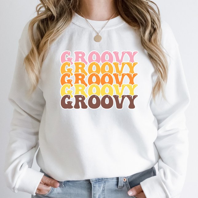 Sudadera Retro Groovy (Subido por el creador)