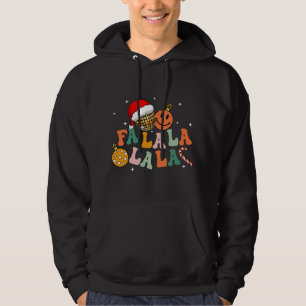 Sudadera Retro Groovy Fa La La Navidades enciende la Navida
