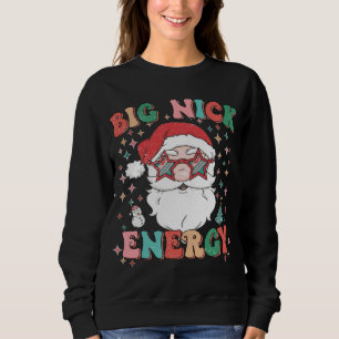 Sudadera Retro Groovy Gran Nick Energy Navidades divertidos