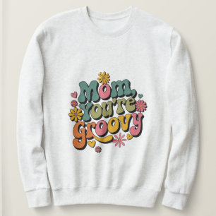 Sudadera Retro Groovy Mom 02