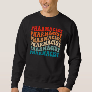 Sudadera Retro Groovy Pharmacist Pharmacy 70s Vintage  Boho