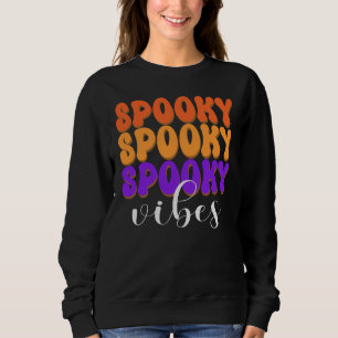 Sudadera Retro Groovy Spooky Vibes Halloween