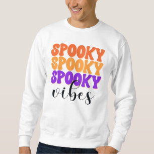 Sudadera Retro Groovy Spooky Vibes Vintage Halloween