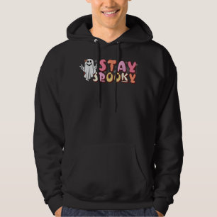 Sudadera Retro Groovy Stay Spooky Peace Hippie Halloween Fl
