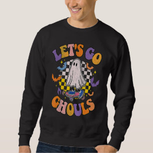 Sudadera Retro Groovy Vamos Ghouls Ghost 70 Hippie Hall