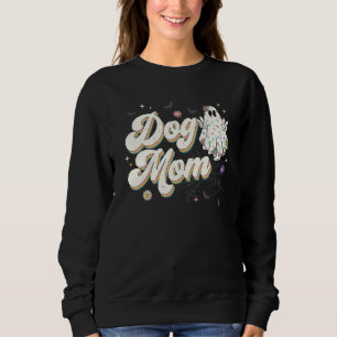 Sudadera Retro Groovy Vintage Floral Fantasma Hippie Hallow