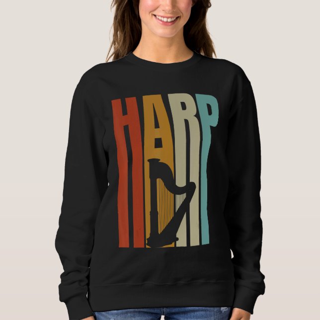 Sudadera Retro Harp Guay Harp Player (Anverso)