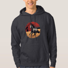 Sudadera Retro Horse Hoodie
