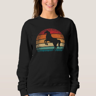 Sudadera Retro Horse Vintage Horseback Riding Horse  Wester
