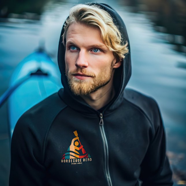 Sudadera Retro Horseshoe Bend Kayaking (Subido por el creador)