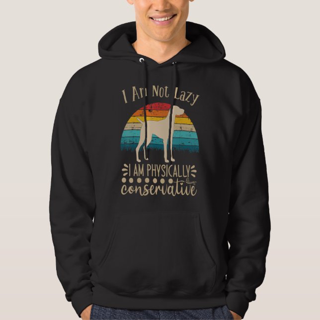 Sudadera Retro húngaro de perro vizsla 3 (Anverso)