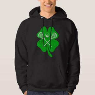 Sudadera Retro Irish Shamrock Lacrosse Sports St Patrick D
