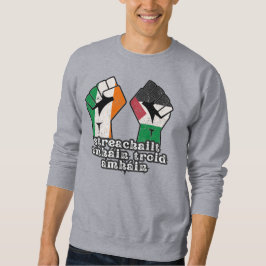 Sudadera Retro Irlanda La revolución del puño solidario en