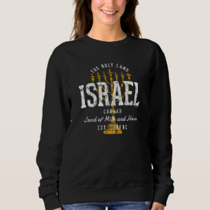 Sudadera Retro Israel estilo vintage