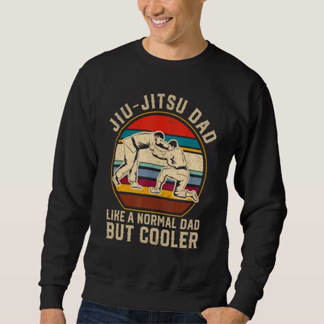 Sudadera Retro Jiu-Jitsu Dad Men de Brasil Jui Jitsu Lover (Anverso)