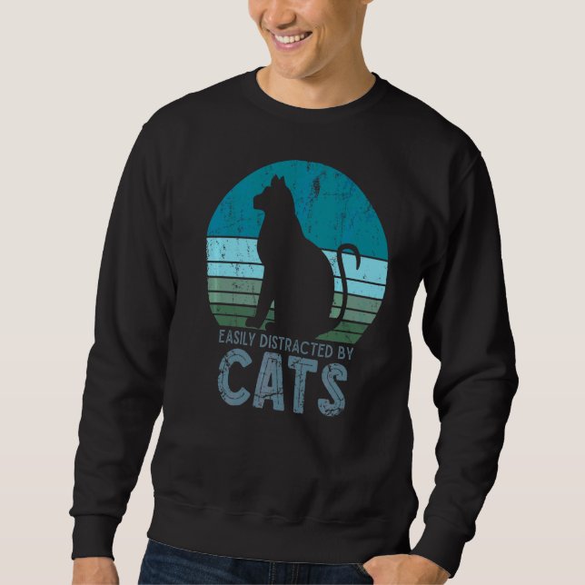 Sudadera Retro Katze 1 (Anverso)