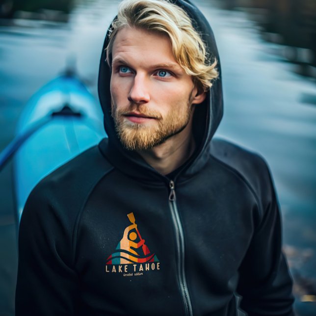 Sudadera Retro Lake Tahoe Kayaking (Subido por el creador)