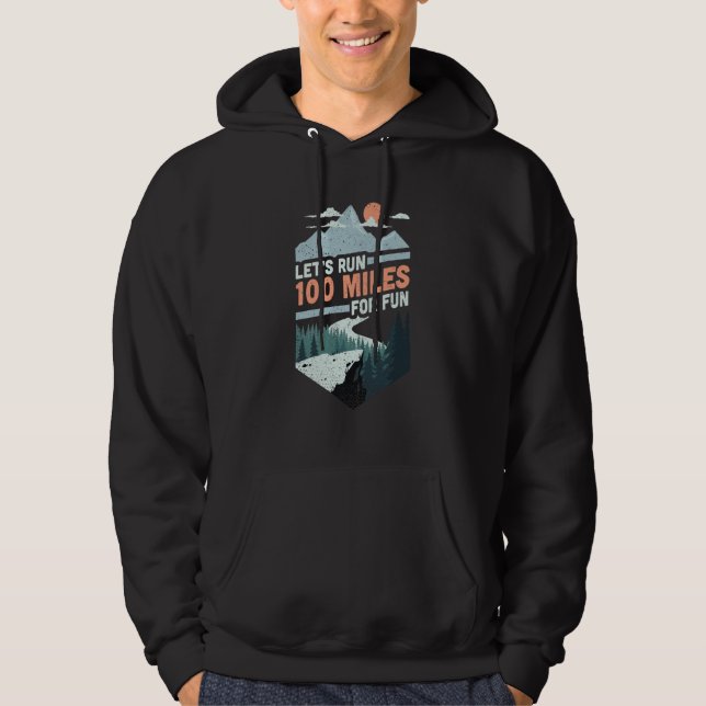Sudadera Retro Lets Run For Fun Marathon Runner Summit Runn (Anverso)