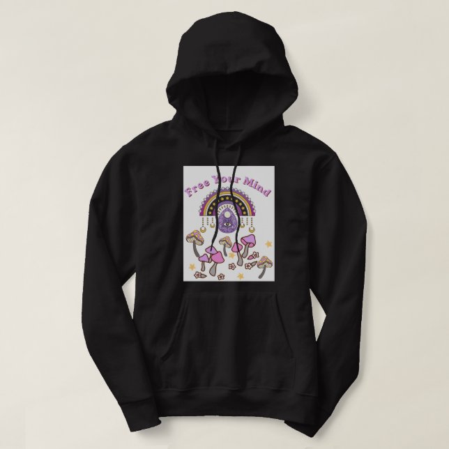 Sudadera Retro Libera Tu Mente (Diseño del anverso)