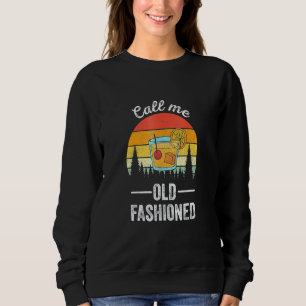Sudadera Retro Llámame Viejo Whiskey Wisconsin Vint