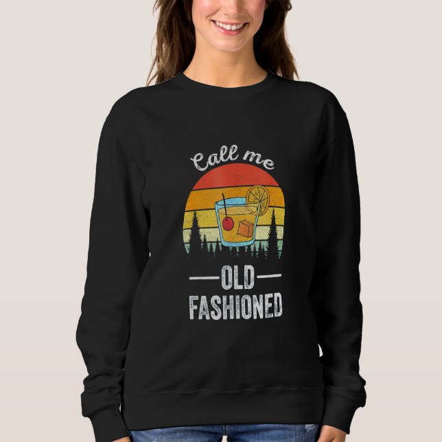 Sudadera Retro Llámame Viejo Whiskey Wisconsin Vint (Anverso)