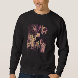 Sudadera Retro Lofi Tokio Calle japonesa Estética Gra