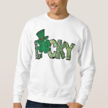 Retro Lucky Shamrock Día de San Patricio