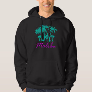 Sudadera Retro Malibu CA California Malibu Souvenir Palm Tr