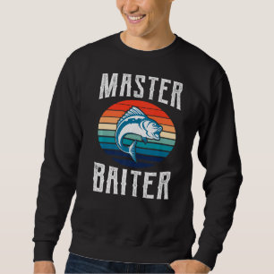 Sudadera Retro Master Baiter Bass Vintage Pescado