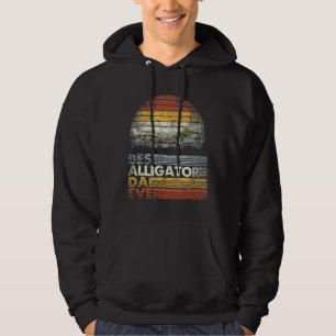 Sudadera Retro Mejor Alligator Papá Nunca Animales