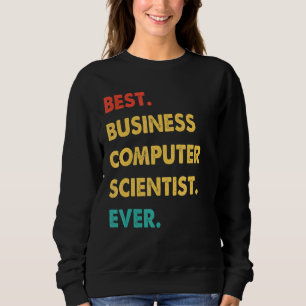 Sudadera Retro Mejor Informático Empresarial Científico De