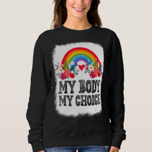 Sudadera Retro mi cuerpo mi elección Derechos de la mujer B