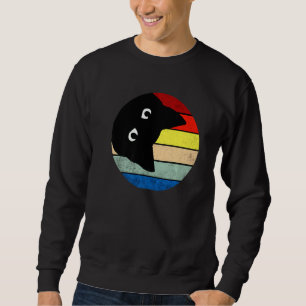 Sudadera Retro mi gracioso gato negro estilo divertido mi g