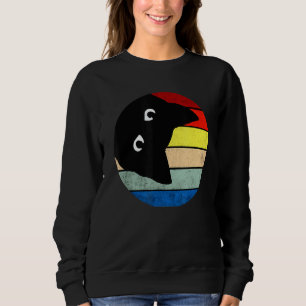 Sudadera Retro mi gracioso gato negro estilo divertido mi g