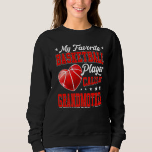 Sudadera Retro Mi jugador favorito de baloncesto me llama g