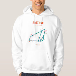 Sudadera Retro Minimalist Aintree Racecourse Line Art Print