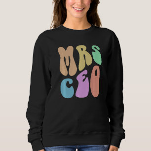 Sudadera Retro MRS CEO Wife MAMA Pequeña Dueña de Negocios